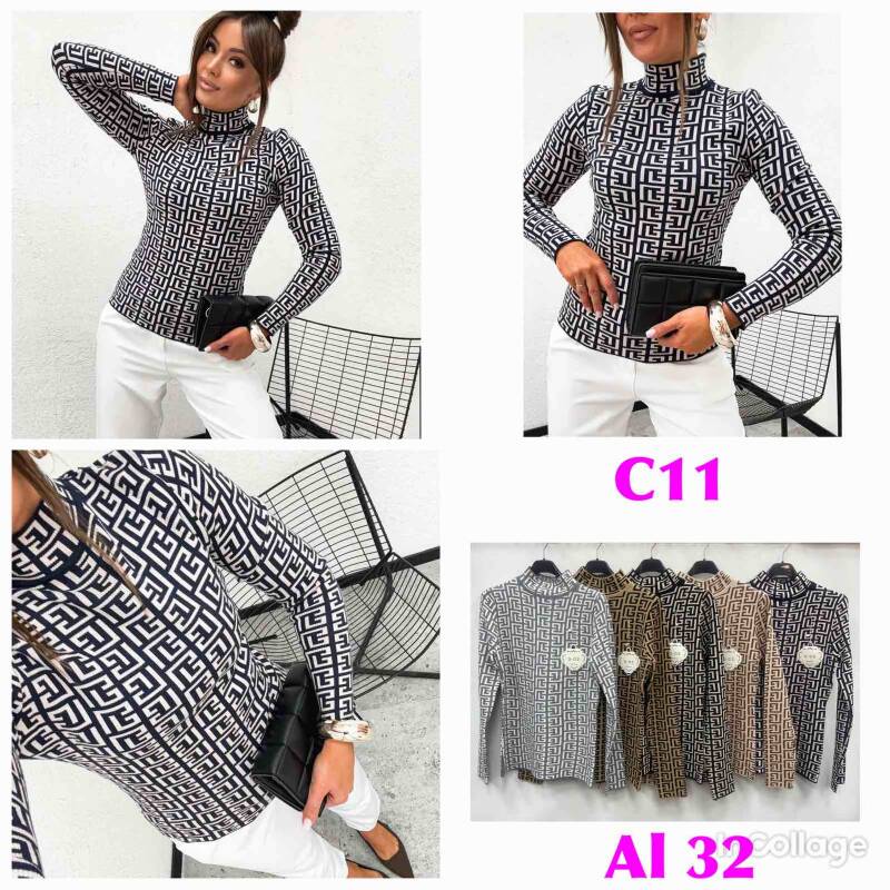 Bluzki damskie Roz M-2XL, Mix Kolor .Paczka 10 szt
